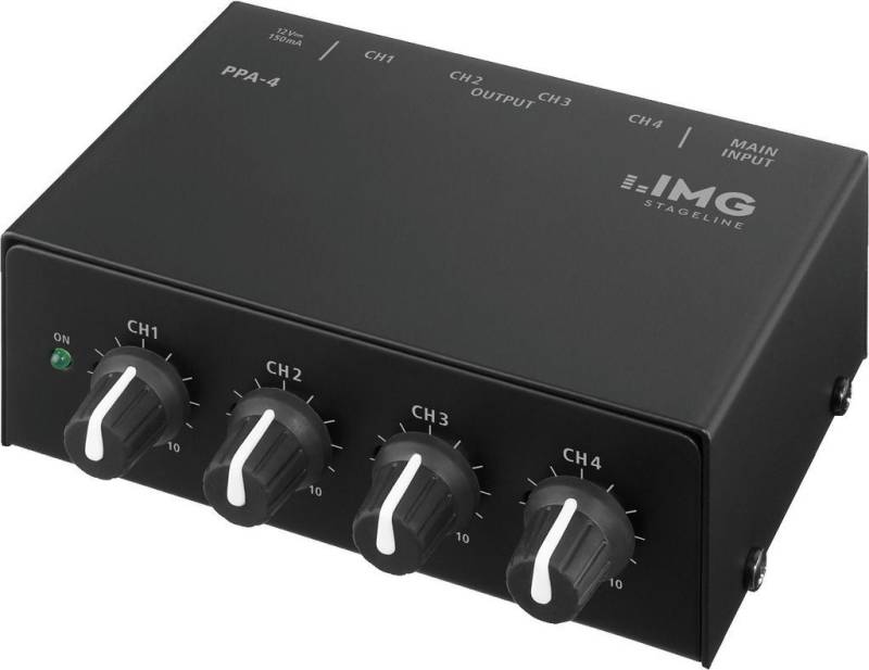 IMG Stage Line PPA-4 Stereo-Kopfhörerverstärker 4-Kanal
