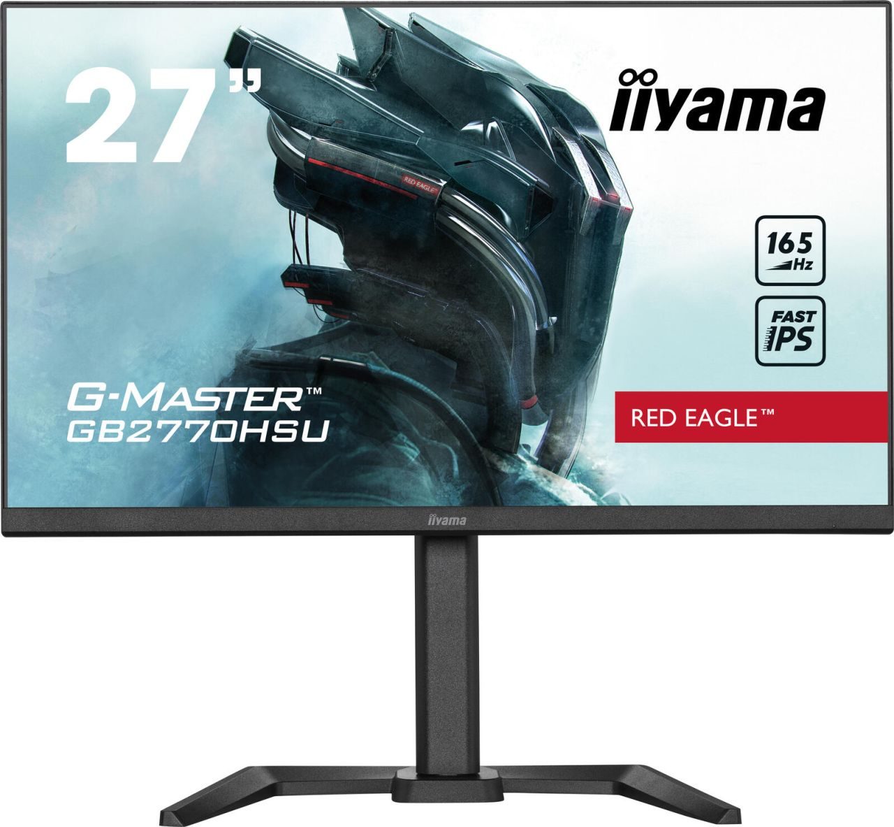 Iiyama G-MASTER GB2770HSU-B5 Gaming Monitor 68,6cm (27Zoll) (Full HD, IPS, HDMI, DisplayPort, 0,8ms, 165Hz, AMD FreeSync