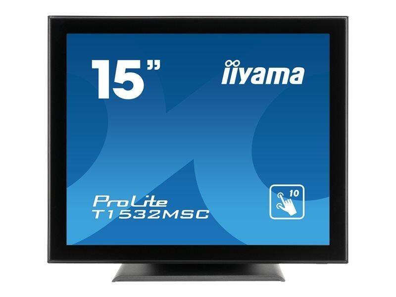 Iiyama Monitor ProLite T1532MSC-B5X Touch-LED-Display 38 cm (15") schwarzmatt