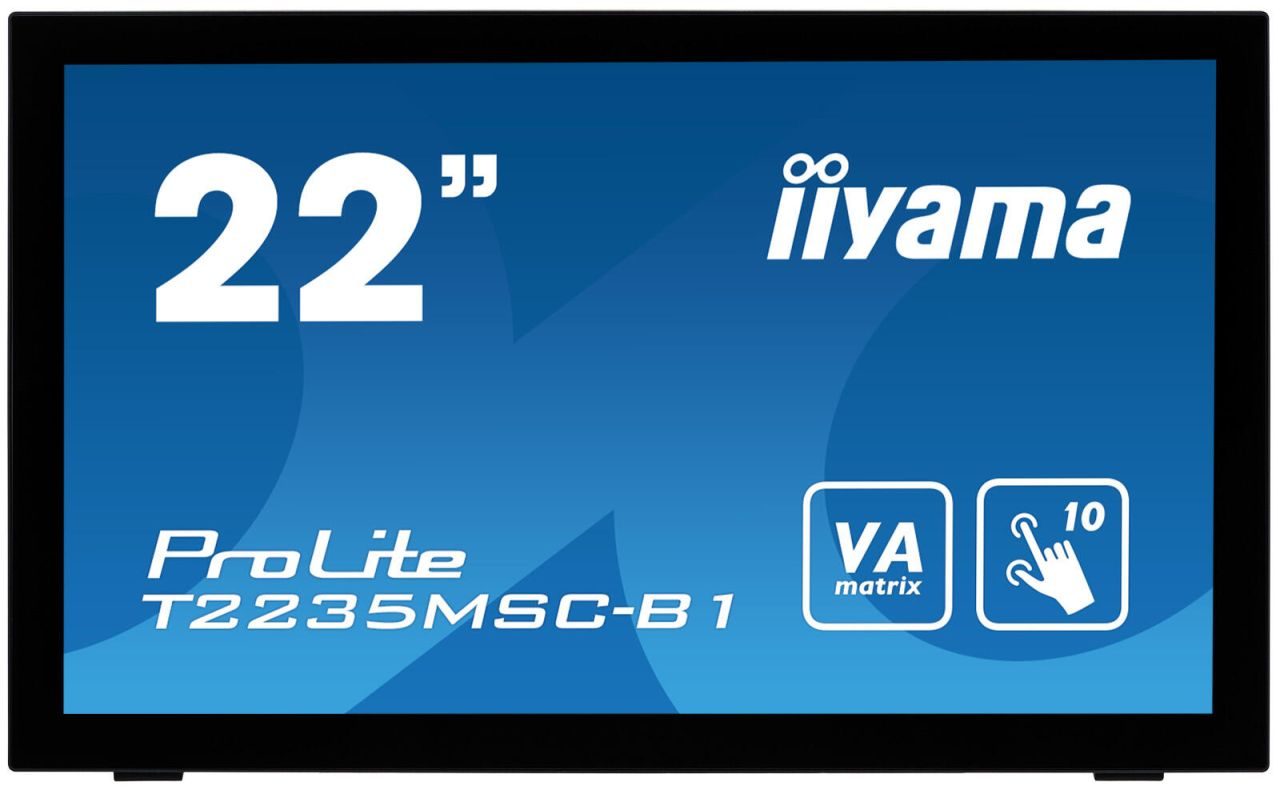 Iiyama Monitor ProLite T2235MSC-B1 LED-Touch-Display 55,9 cm (22") schwarz