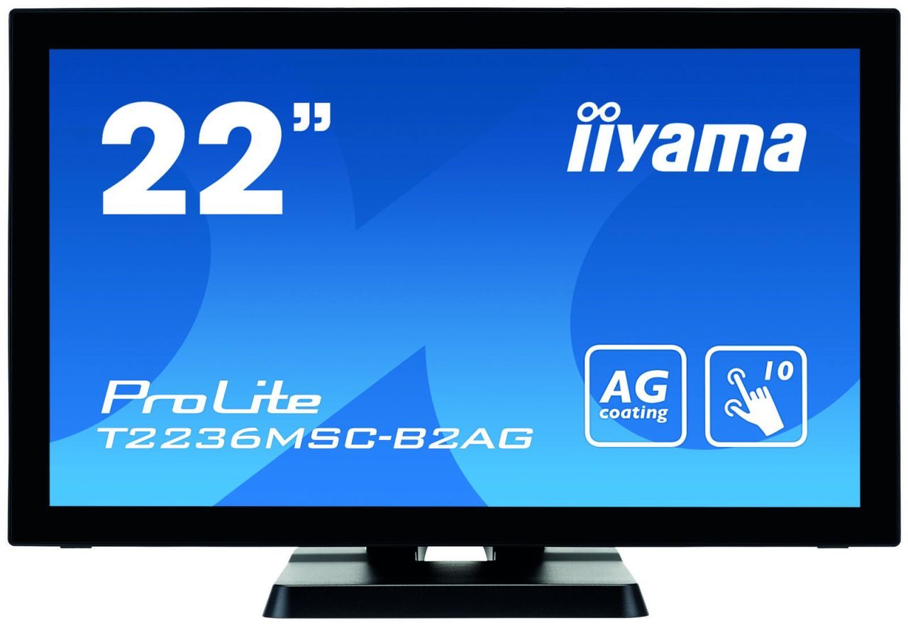 Iiyama Monitor ProLite T2236MSC-B2AG LED-Touch-Display 55 cm (21,5") schwarz