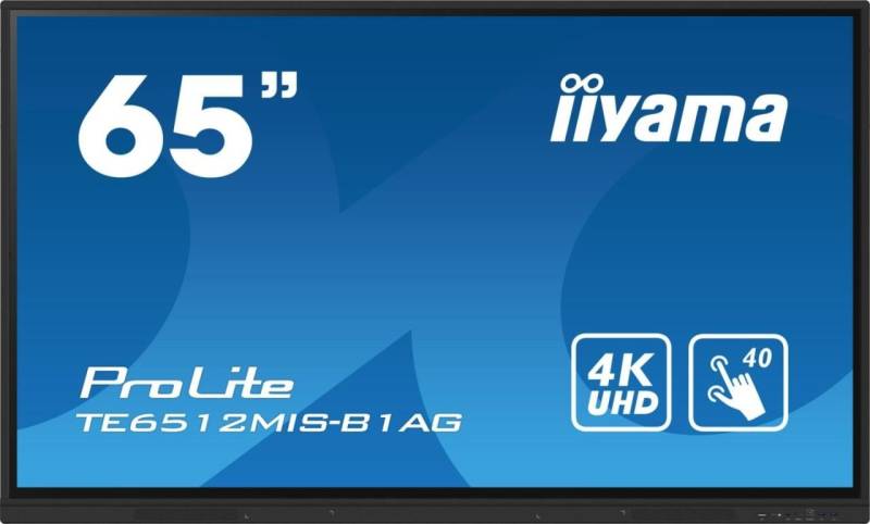 Iiyama ProLite TE6512MIS-B1AG Touch Display 163,9 cm (65 Zoll)