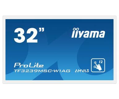 Iiyama ProLite TF3239MSC-W1AG Signage Touch Display 80 cm (31,5 Zoll) Full-HD, AMVA3-Panel, 500cd/m², 24/7, LAN