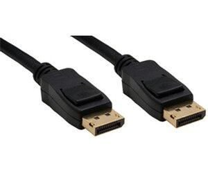 InLine DisplayPort Kabel 3.0 m, vergoldete Kontakte, schwarz