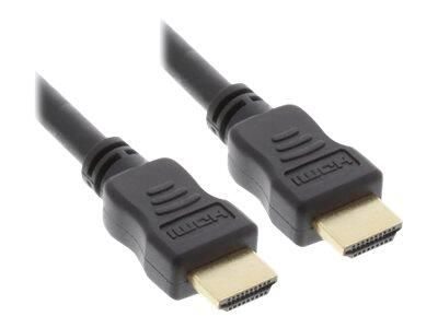 InLine High Speed Premium - HDMI mit Ethernetkabel - HDMI (M) bis HDMI (M) - 20 m - Dreifachisolierung - Schwarz