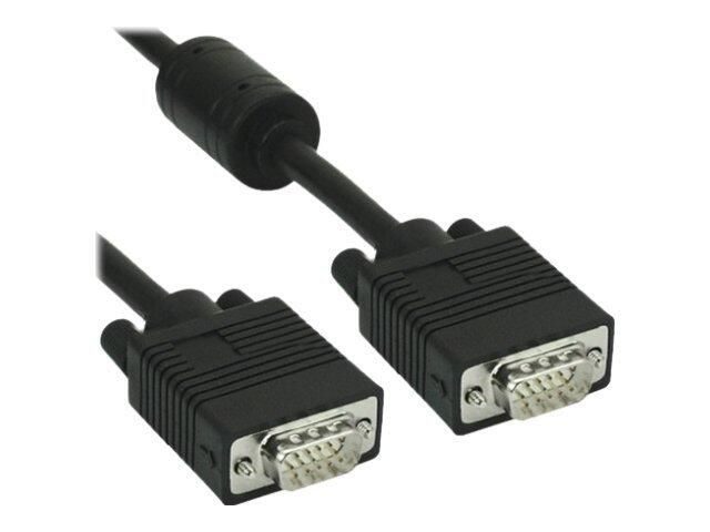 InLine - VGA-Kabel - HD-15 ohne Pol 9 (M) zu HD-15 ohne Pol 9 (M) - 5 m - geformt - schwarz