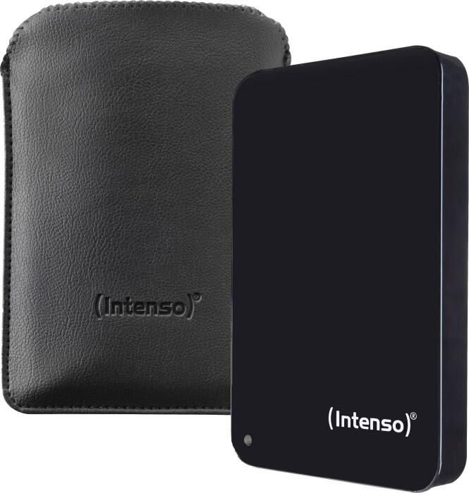Intenso Memory Drive - 1 TB in schwarz + Tasche