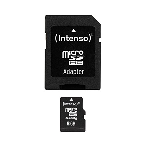 Intenso Micro Secure Digital Card 8 GB -class 10- inkl. SD Adapter