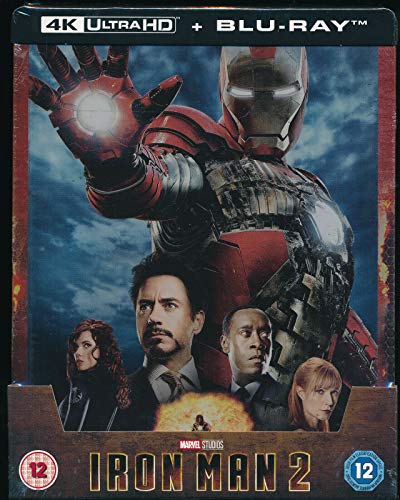 Iron Man 2 4K Ultra HD Limited Edition Steelbook / Import / Includes Region Free 2D Blu Ray von Hackerdom