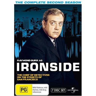 Ironside (Complete Season 2) - 7-DVD Box Set ( Ironside - Season Two (The Raymond Burr Show) ) [ NON-USA FORMAT, PAL, Reg.4 Import - Australia ]