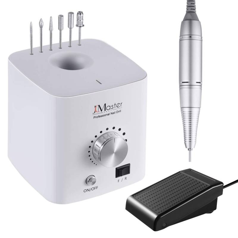 JCMaster Professioneller Nagelfräser 30.000 U/min, Weiß