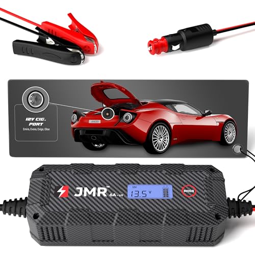 JMR Batterieladegerät für Lotus Emira Evora Exige Elise Alle Modelle Autobatterie Ladegerät Erhaltungsladegerät Akkuladegerät Erhaltungsgerät (Lithium-Modus hinzufügen) von Juice My Ride