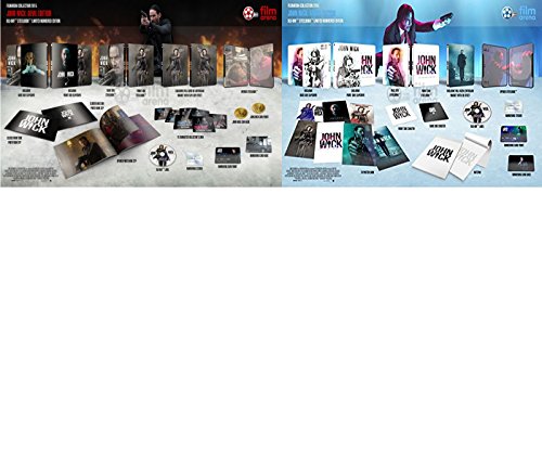 JOHN WICK ANGEL & DEVIL FULLSLIP EDITION + LENTICULAR MAGNET COLLECTOR'S BOX Steelbook™ Limited Collector's Edition - numbered + Gift Steelbook's™ foil 2 Blu-ray Only 500 Made filmarena