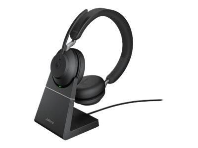 Jabra Evolve2 65 MS Stereo Headset On-Ear schwarz