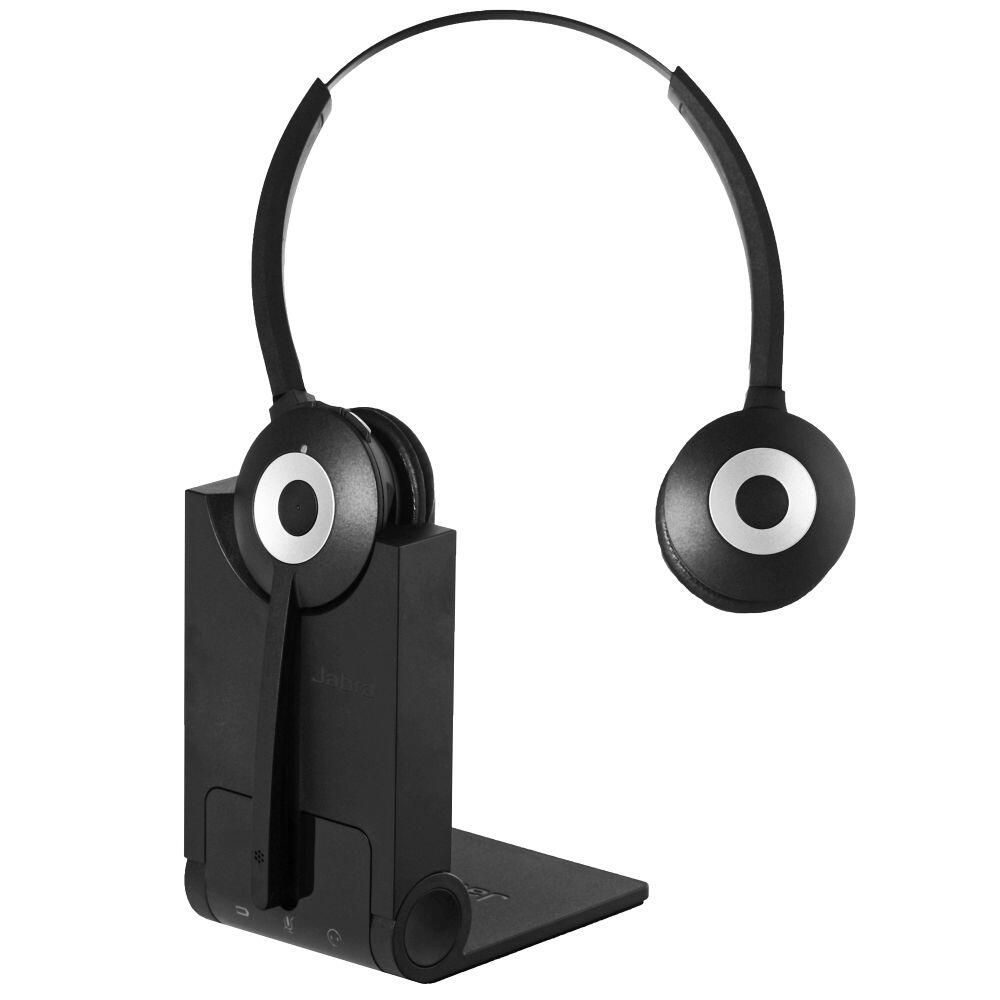 Jabra Pro 930 Duo DECT-Headset mit USB für PC/Softphones, für Unified Communications optimiert, Noise-Cancelling