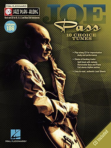 Joe Pass Jazz Play Along Volume 186 Book/CD (Hal Leonard Jazz Play-Along) by Joe Pass (2015-04-01)