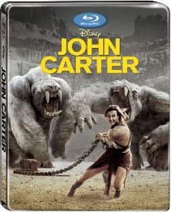 John Carter Taiwan Blu Ray 3D + 2D Steelbook / Viva Metal Pack Edition Extremely Rare Region Free