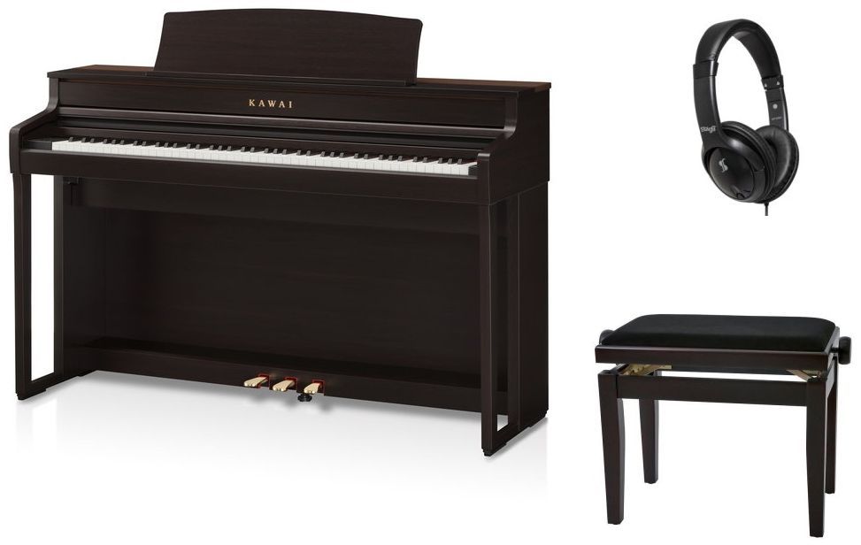 KAWAI CA-501R Set Digitalpiano Rosenholz + Klavierbank+ Stereo Kopfhörer KAWAI CA-501R Set Digitalpiano Rosenholz + Klavierbank+ Stereo Kopfhörer