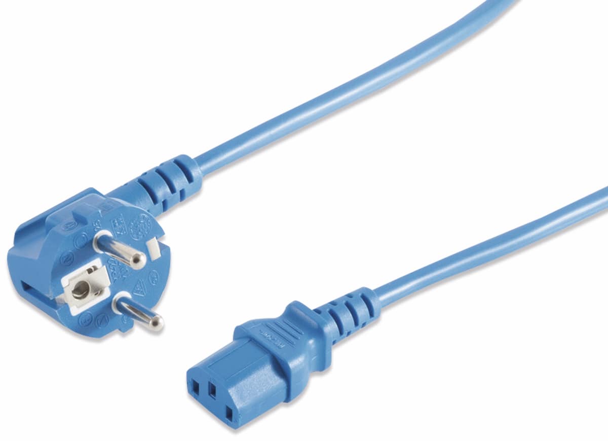 S-IMPULS Kaltgerätekabel, blau, 5 m S-IMPULS Kaltgerätekabel, blau, 5 m von S-IMPULS
