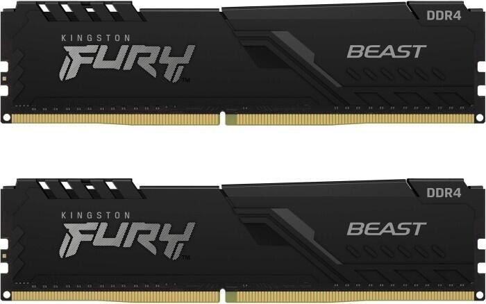 Kingston FURY Beast DIMM Kit 16GB, DDR4-2666, CL16-18-18