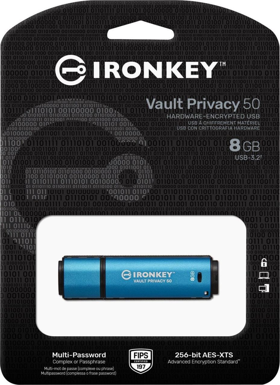Kingston IronKey Vault Privacy 50 - 8GB