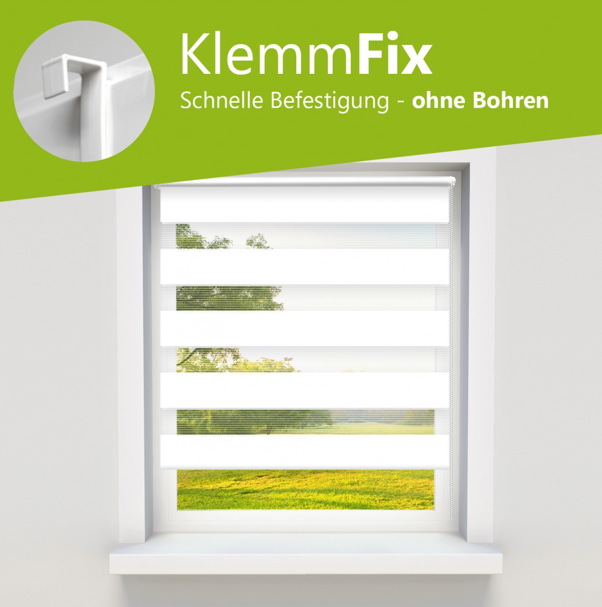 Klemmfix Duo-Rollo 75 cm oder 100 cm breit ohne Bohren Klemmrollo Doppelrollo Klemmfix Duo-Rollo 75 cm oder 100 cm breit ohne Bohren Klemmrollo Doppelrollo von Default