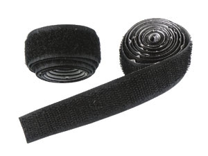 Klettband-Set, schwarz von EDCO Eindhoven