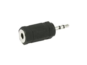 S-IMPULS Klinkenadapter, Stecker 2,5 mm stereo / Kupplung 3,5 mm stereo, schwarz S-IMPULS Klinkenadapter, Stecker 2,5 mm stereo / Kupplung 3,5 mm stereo, schwarz von S-IMPULS