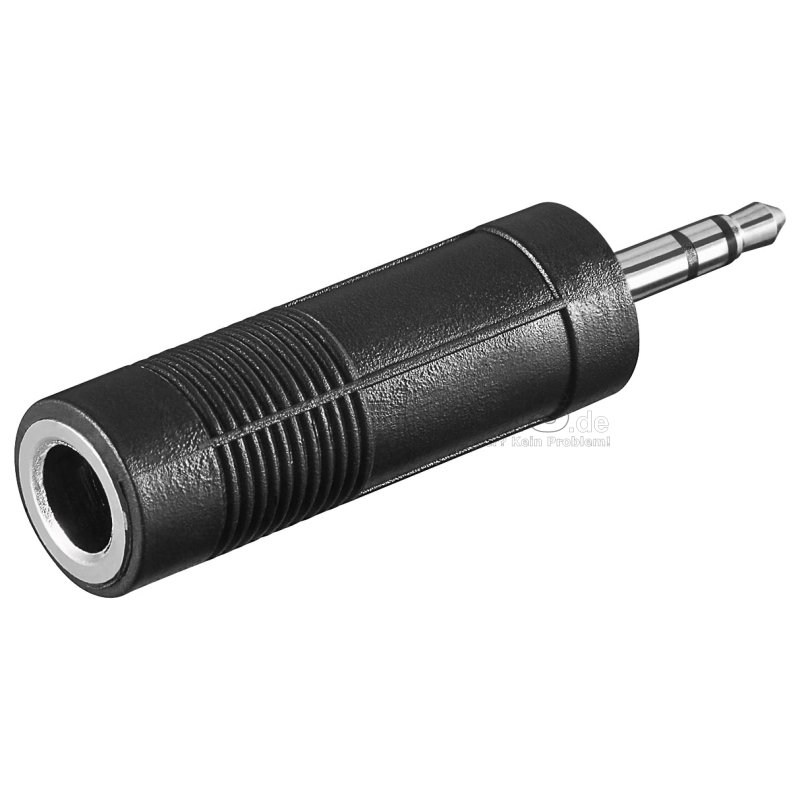Kopfhörer Adapter AUX - Klinke 3,5mm zu 6,35mm - 2 Stück