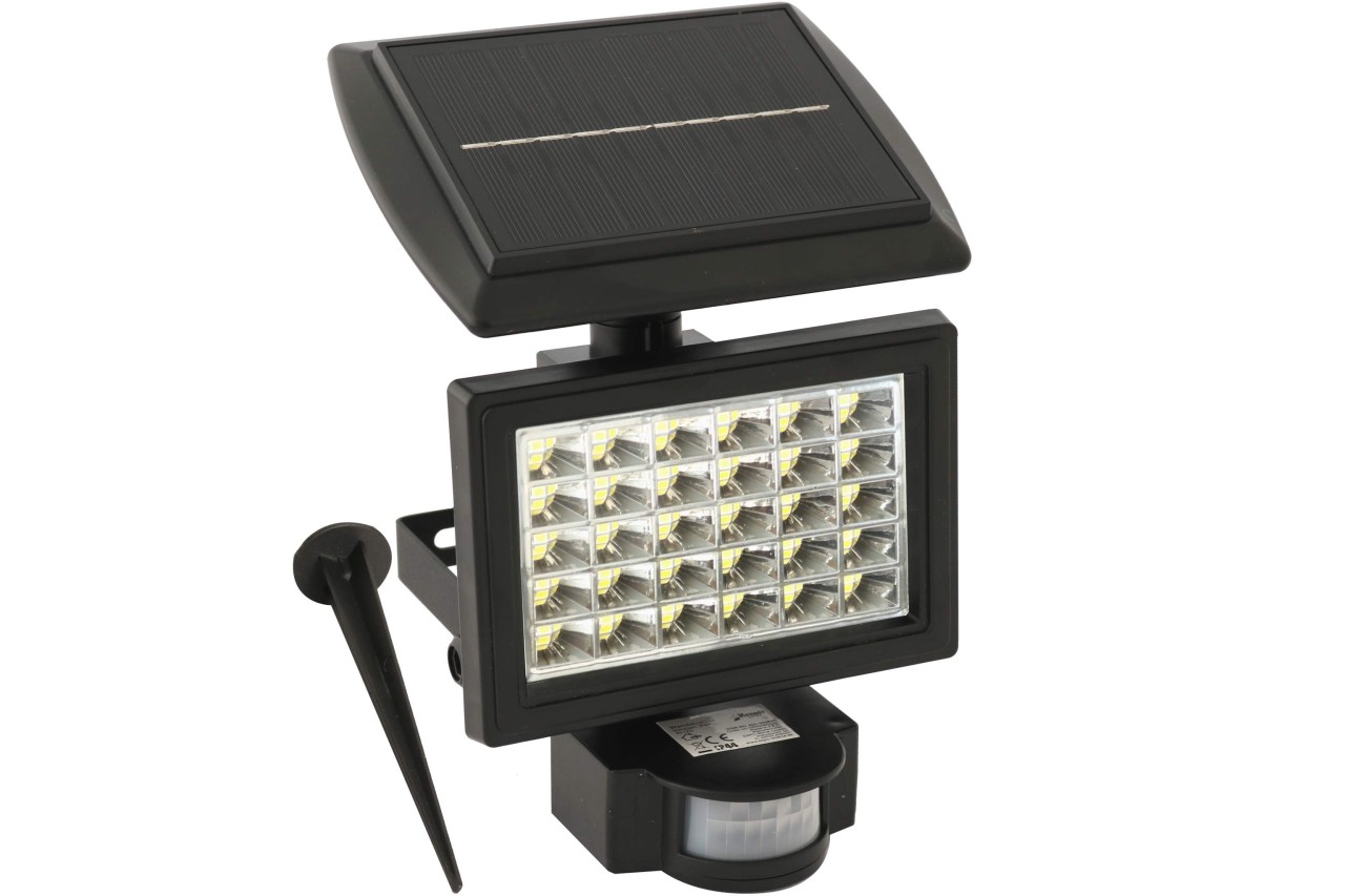 Kynast LED Solar Wandstrahler 2in1 mit Bewegungsmelder 15x12x37 cm Kynast LED Solar Wandstrahler 2in1 mit Bewegungsmelder 15x12x37 cm