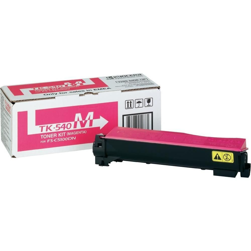 Kyocera Original TK-540M Toner magenta 4.000 Seiten (1T02HLBEU0) für FS-C5100DN