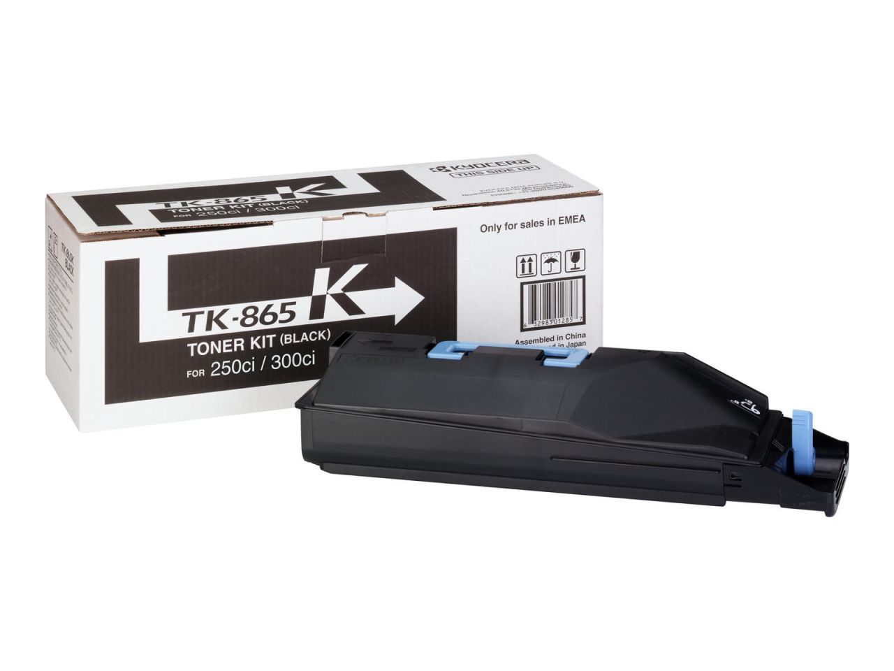 Kyocera Original TK-865K Toner schwarz 20.000 Seiten (1T02JZ0EU0) für TASKalfa 250ci, 300ci