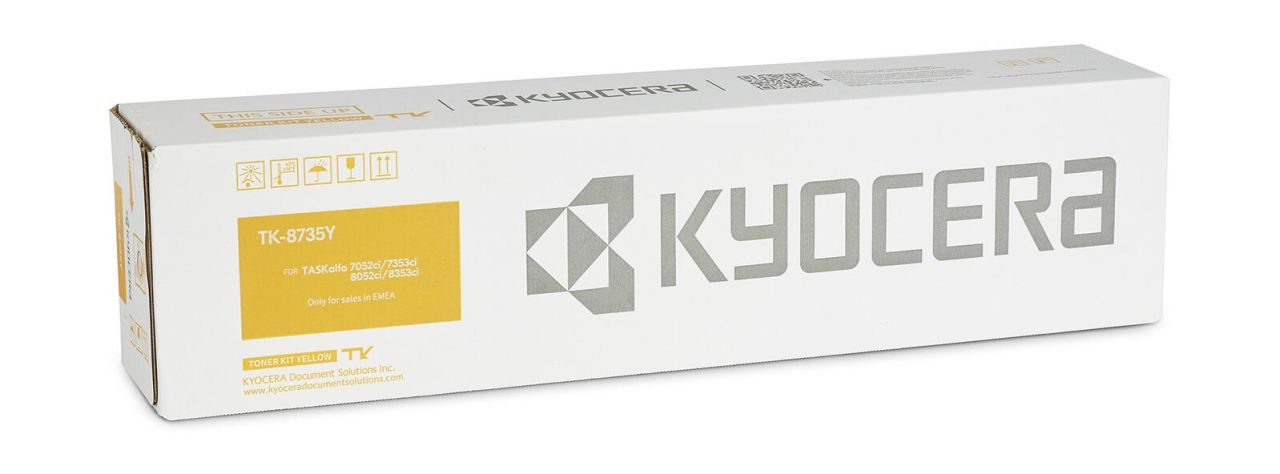 Kyocera Original TK-8735Y Toner - gelb (1T02XNANL0)