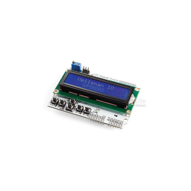 LCD & KEYPAD SHIELD FÜR ARDUINO® - LCD1602