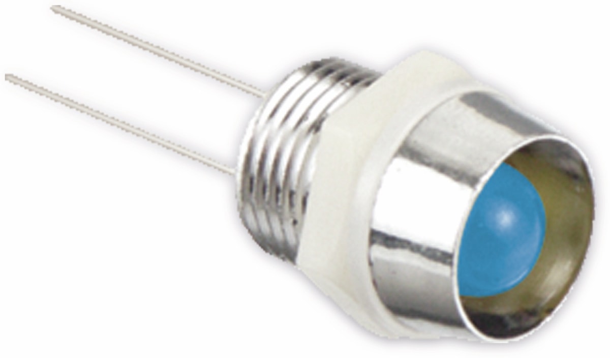 LED-Signalleuchte, Kontrollleuchte, 2,9 V-, blau
