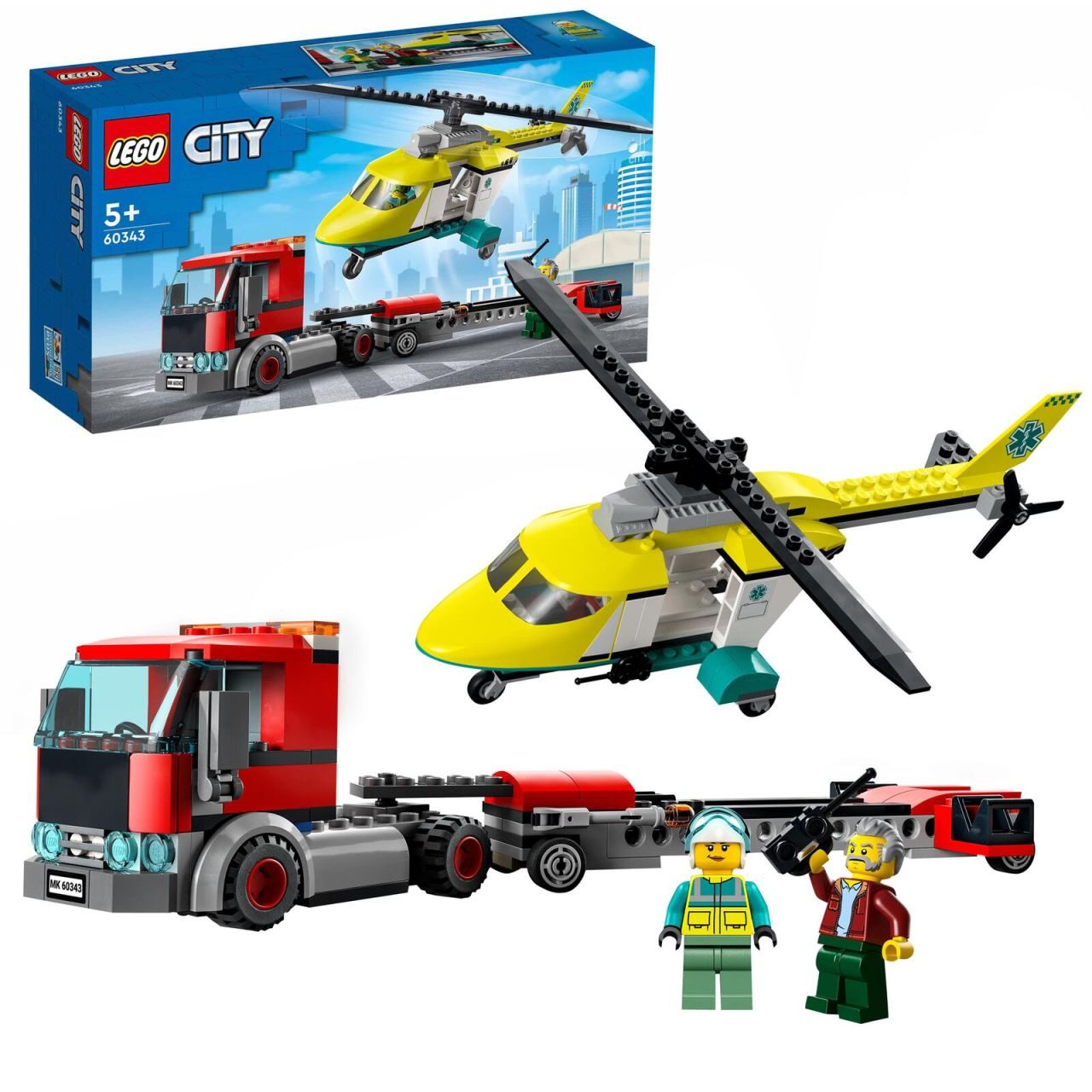 LEGO® City Hubschrauber Transporter 60343