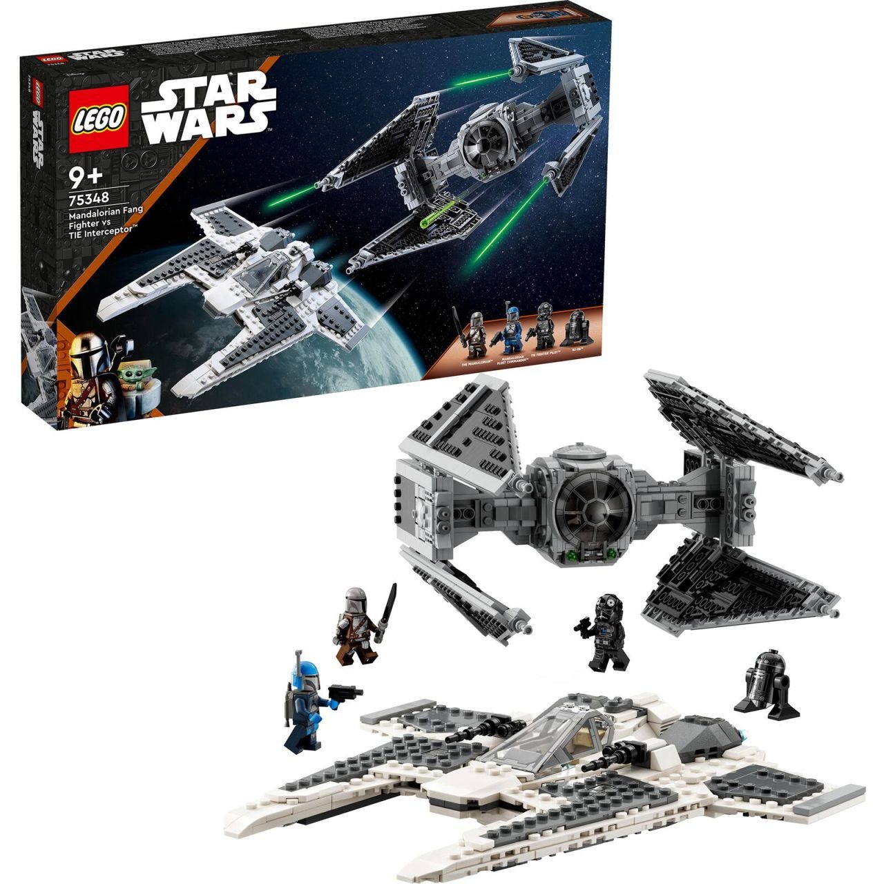 LEGO® Star Wars Mandalorischer Fang Fighter vs. TIE Interceptor™ 75348