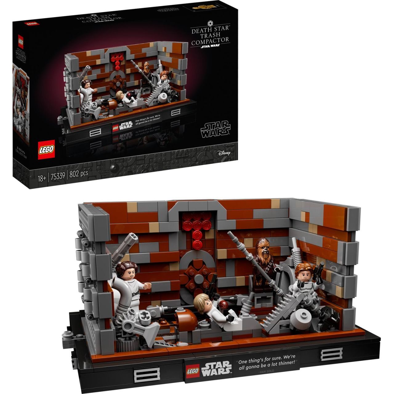 LEGO® Star Wars Müllpresse im Todesstern™ - Diorama 75339
