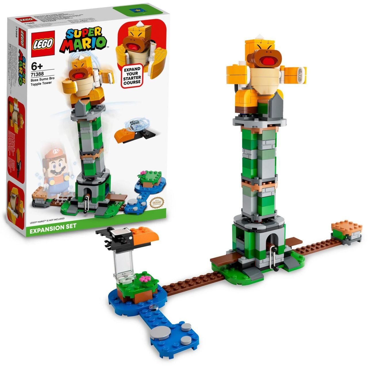 LEGO® Super Mario Kippturm mit Sumo-Bruder-Boss – Erweiterungsset 71388