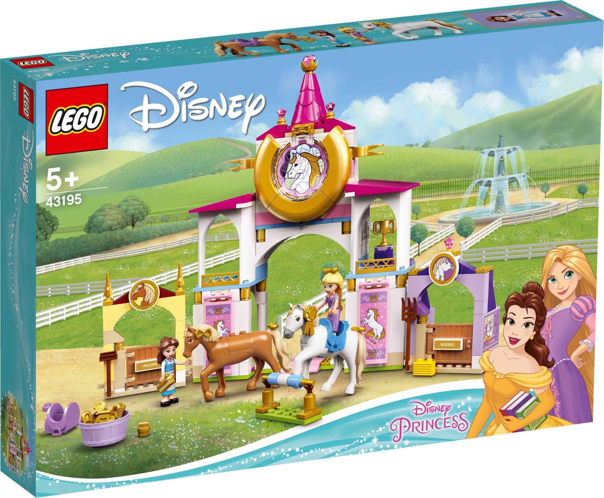 LEGO Disney Princess 43195 - Belles und Rapunzels königliche Ställe