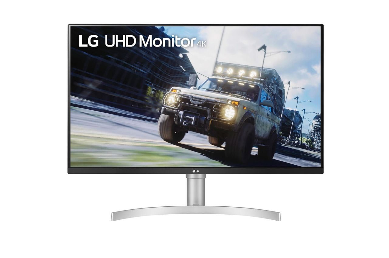 LG Monitor 32UN500-W LED-Display 80,00 cm (31,5") silber/weiß