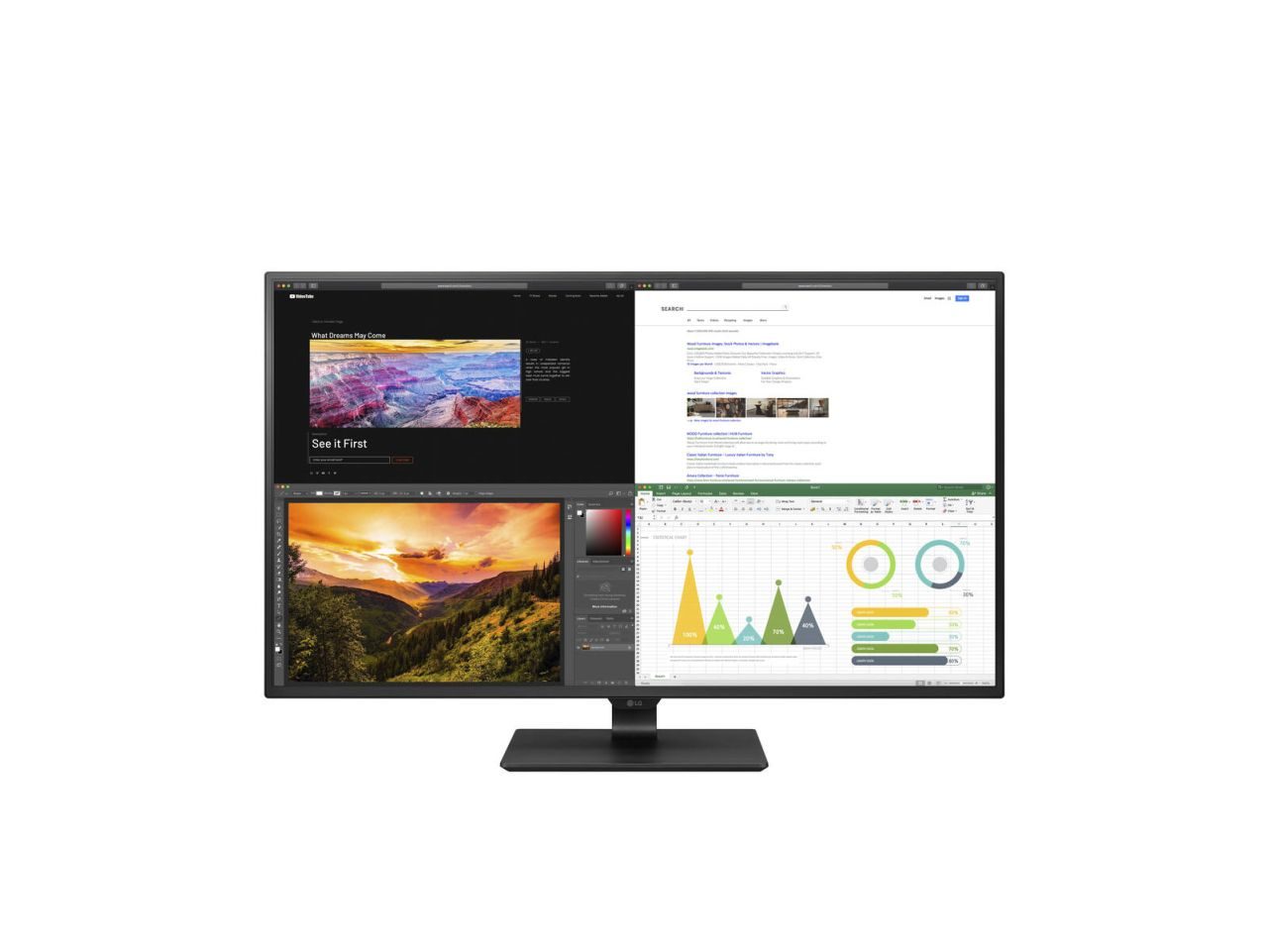 LG Monitor 43BN70U-B LED-Display 107,98 cm (42,5 Zoll)