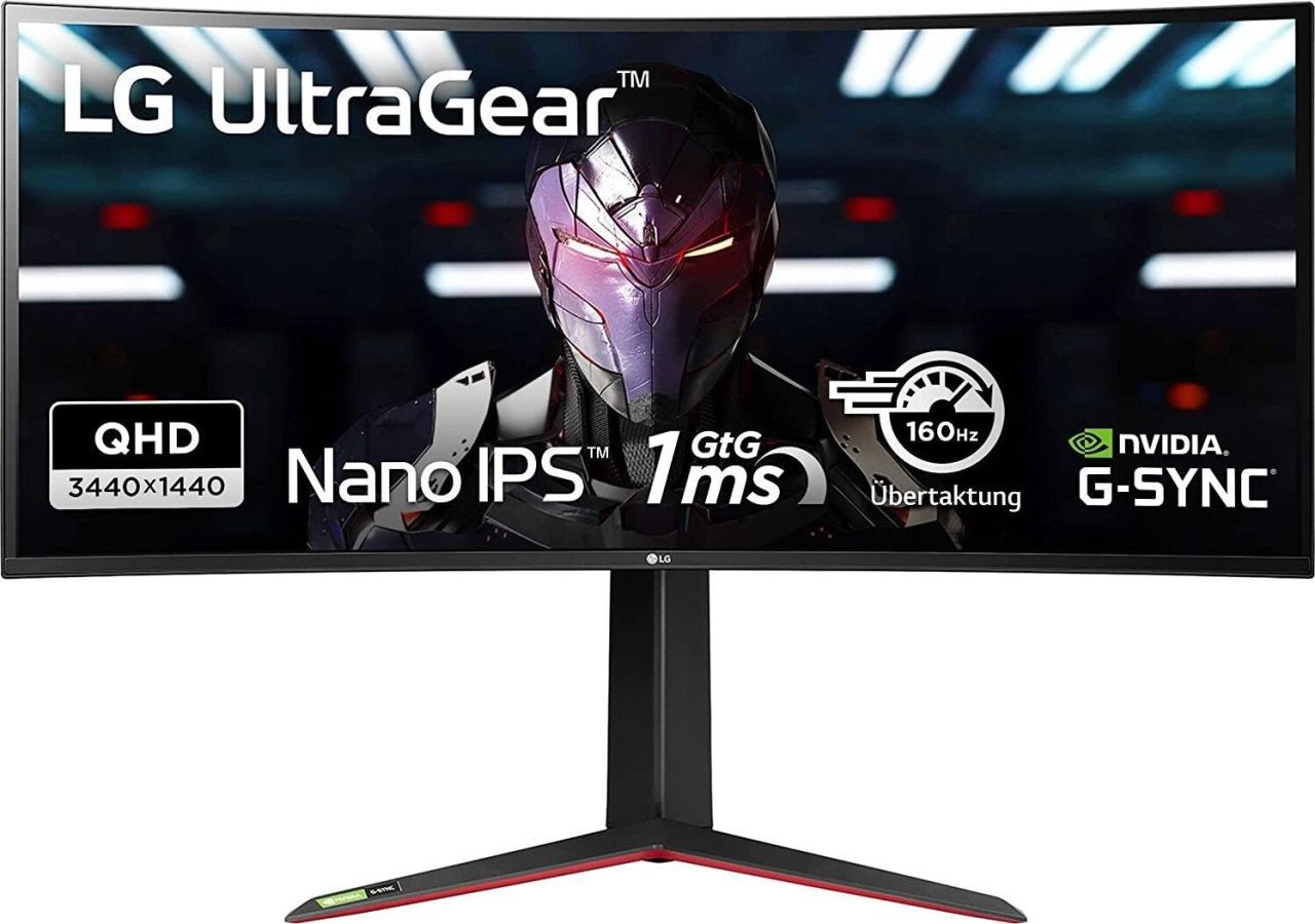 LG UltraGear 34GN850P-B Curved Gaming Monitor 86,7 cm (34 Zoll)