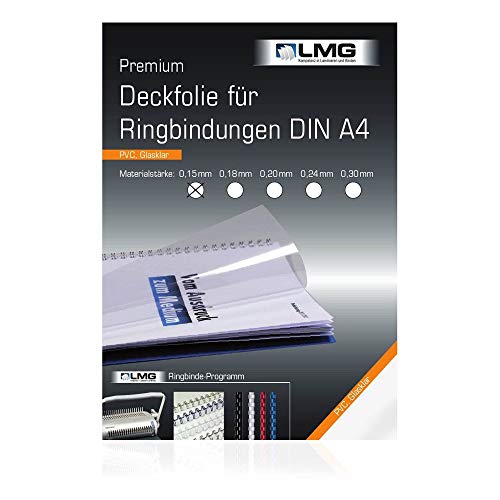 LMG UMT015TA LMG Deckfolie A4 0,15mm transp LMG UMT015TA LMG Deckfolie A4 0,15mm transp