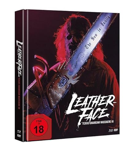Leatherface - The Texas Chainsaw Massacre 3 - Unrated Mediabook - 2x Blu-ray + DVD - Limited Edition