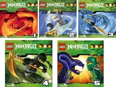 Lego Ninjago: Meister des Spinjitzu (CD 1 - 5) im Set - Deutsche Originalware [5 CDs] von Infun