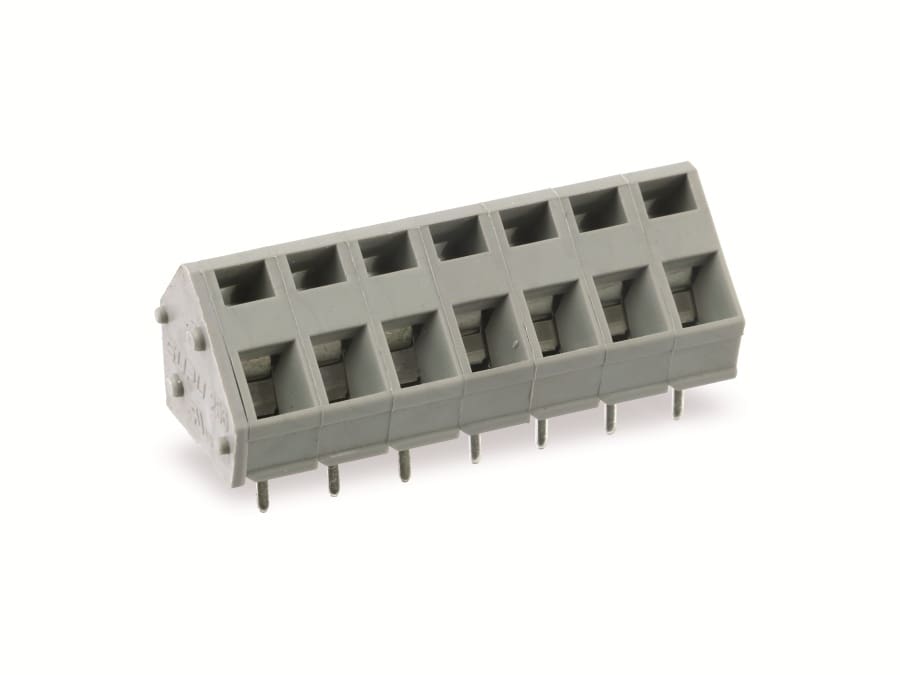 Leiterplattenklemme SUPU 256707, 7-polig, RM 5, 16 A/250 V Leiterplattenklemme SUPU 256707, 7-polig, RM 5, 16 A/250 V von Pollin Electronic GmbH