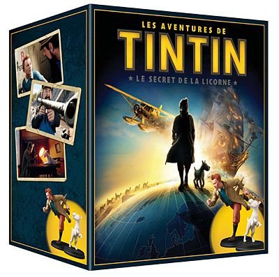 Les aventures de Tintin : le secret de la Licorne - Combo Blu-Ray + DVD - Coffret Prestige Edition Limitée et Numérotée - Inclus Les Figurines en Les aventures de Tintin : le secret de la Licorne - Combo Blu-Ray + DVD - Coffret Prestige Edition Limitée et Numérotée - Inclus Les Figurines en