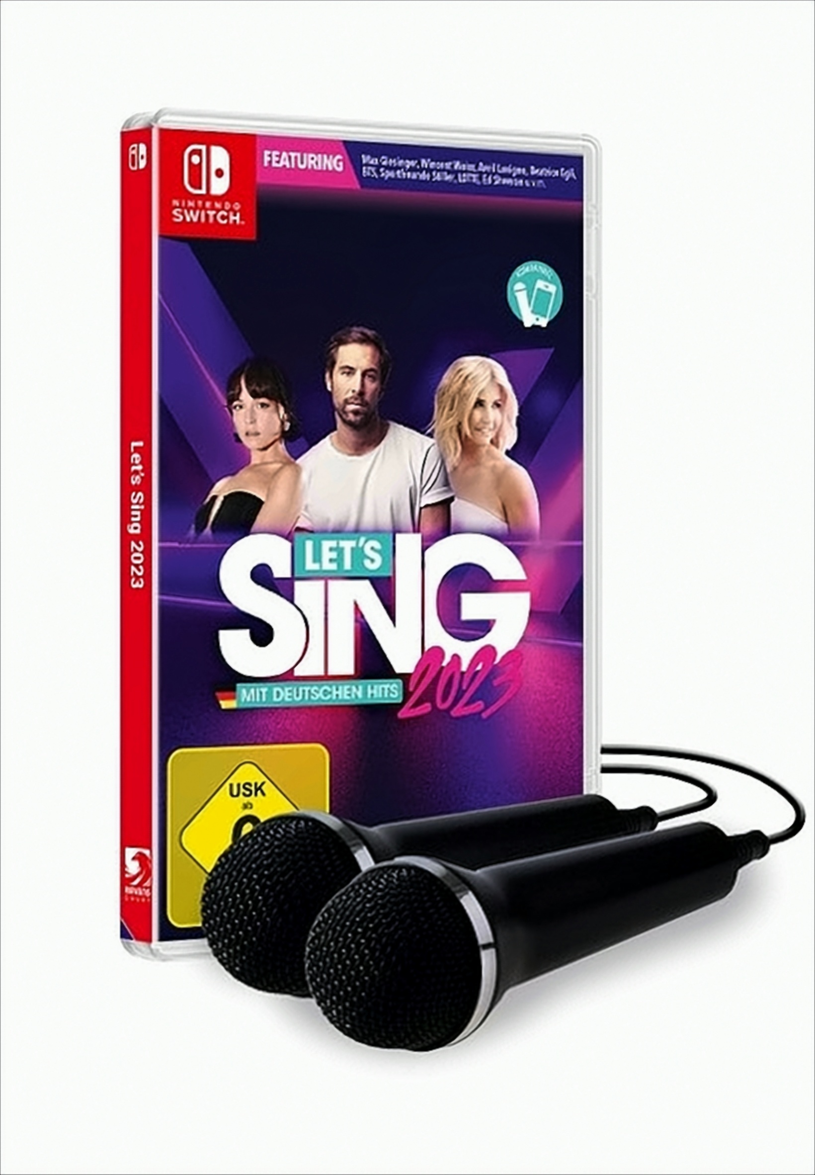 Let's Sing 2023 mit deutschen Hits + 2 Mikrophone Let's Sing 2023 mit deutschen Hits + 2 Mikrophone