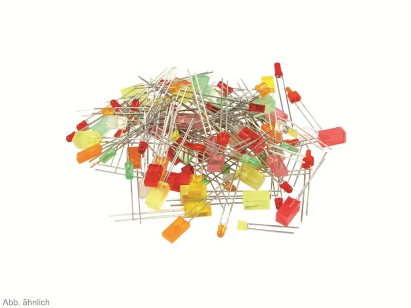 Leuchtdioden-Sortiment, 100-teilig von Pollin Electronic GmbH